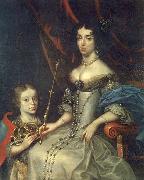 Portrait of Maria Kazimiera with her son Jakub Ludwik